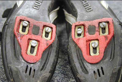 positioning cleats on cycling shoes