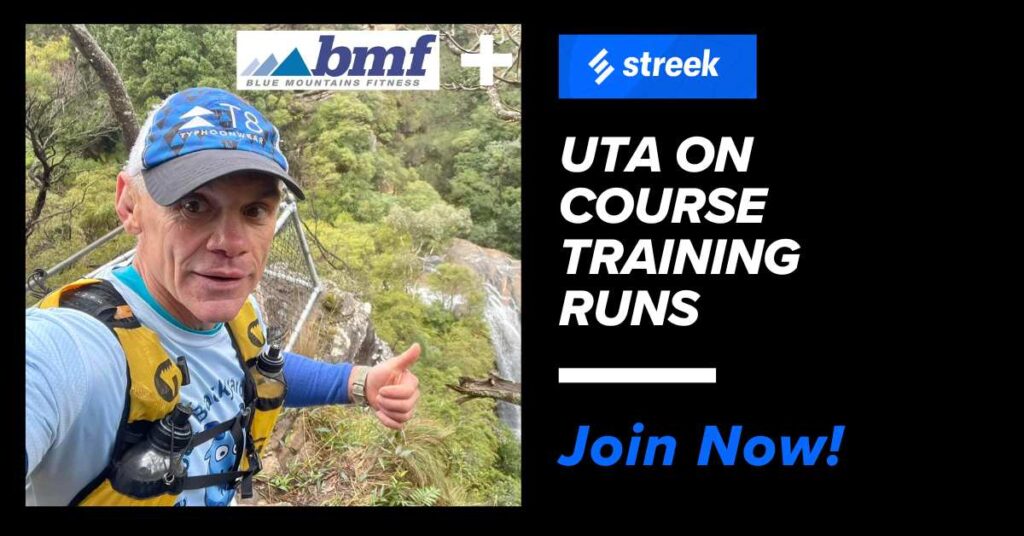 UTA on course training runs